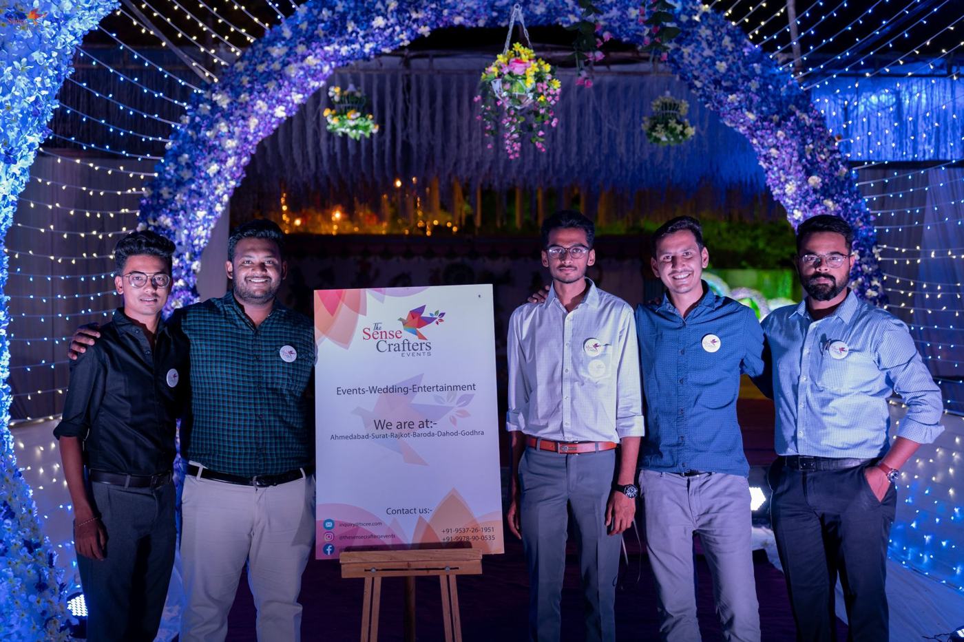 The Sense Crafters founders together at an event